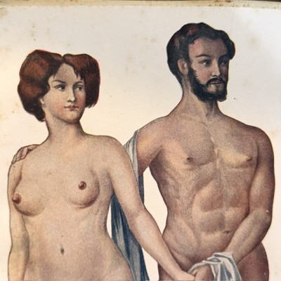 Atlas anatomique - L'homme et la femme - planches démontables - 1930
