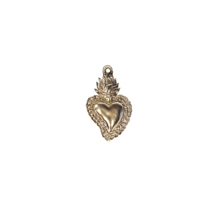 Silver Ex-voto - Model: Sacred Heart MINI Ardent - Sacred Art - by Boncoeurs