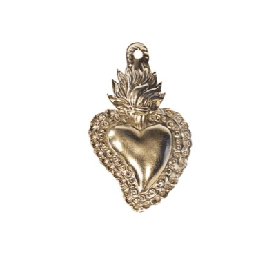 Golden Ex-voto - Model: Sacred Heart MINI Ardent - Sacred Art - by Boncoeurs
