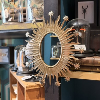 Silver ex-voto mirror - Model: Céleste Mirror By Boncoeurs