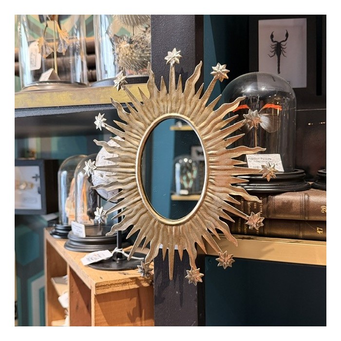 Silver ex-voto mirror - Model: Céleste Mirror By Boncoeurs