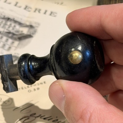 Antique manual desktop stamp - XXX