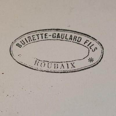 Antique manual commercial stamp - Buirette-Gaulard Fils