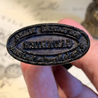 Tampon de Magasin de Nouveautés ancien - GAUTHIER
