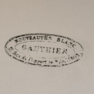 Tampon de Magasin de Nouveautés ancien - GAUTHIER