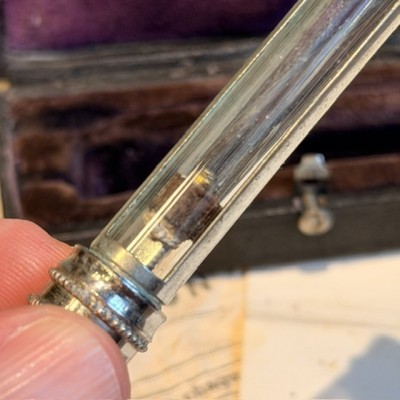 Seringue de Pravaz à injection hypodermique - XIXe siècle dans son étui