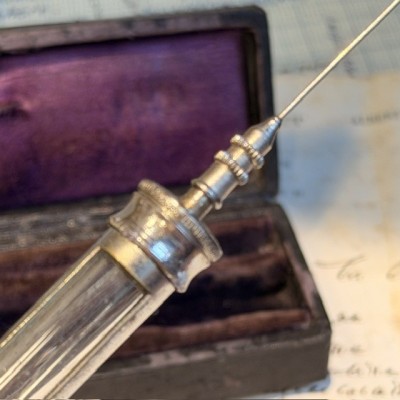 Antique hypodermic syringe of PRAVAZ - End of the 19th