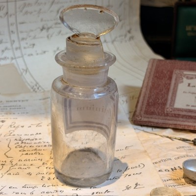 Quinium - Flacon ancien de pharmacie XIXème siècle -Apothicaire