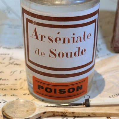 Arsenic - Sodium arsenate pharmacy bottle