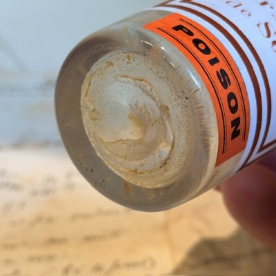 Arsenic - Sodium arsenate pharmacy bottle
