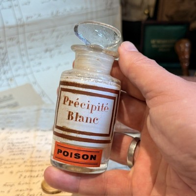 Flacon de Précipité Blanc - Mercure