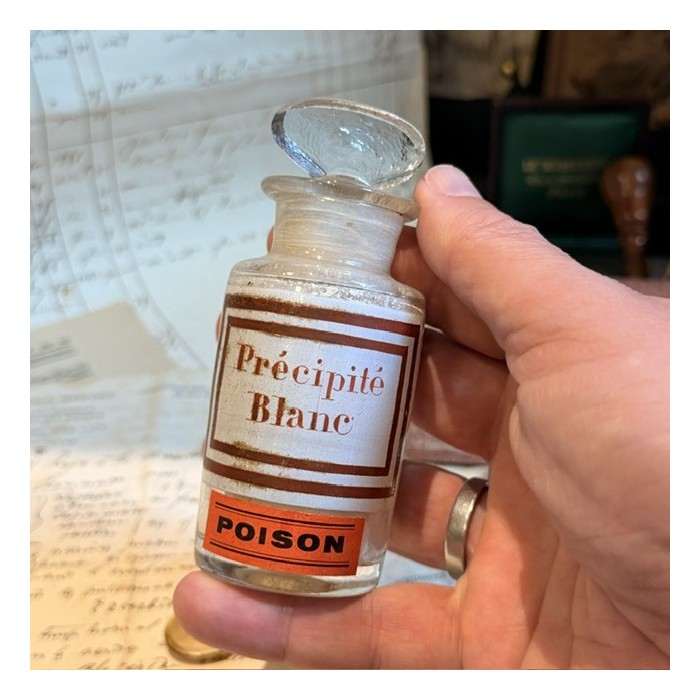 Flacon de Précipité Blanc - Mercure