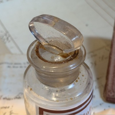 Silver nitrate pharmacy bottle