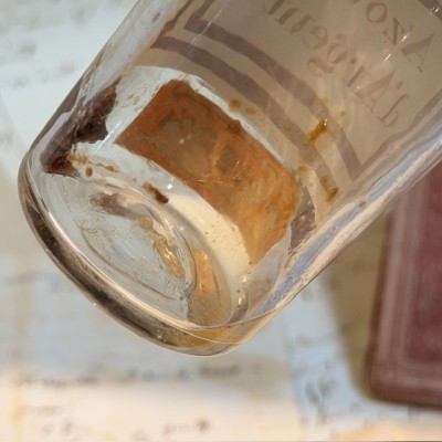 Silver nitrate pharmacy bottle