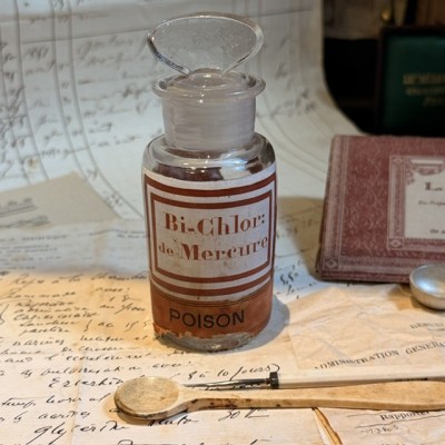 Corrosive sublimate pharmacy bottle