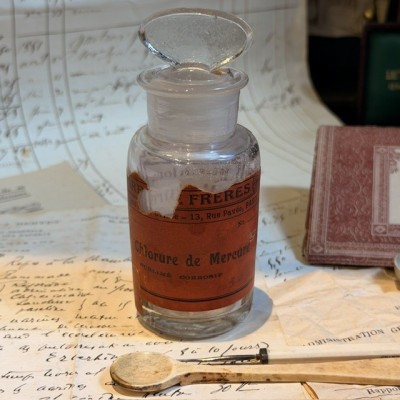 Corrosive sublimate pharmacy bottle