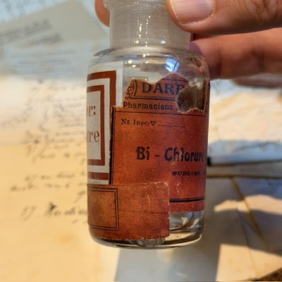Corrosive sublimate pharmacy bottle