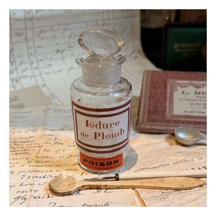 Flacon de pharmacie - Iodure de Plomb