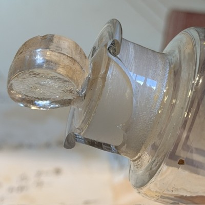 Lead iodide - POISON cabinet - Antique pharmacy bottle