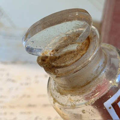 Chloral hydrate - POISON cabinet - Antique pharmacy bottle