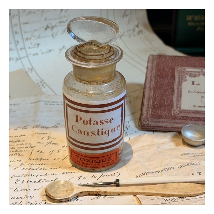 Caustic Potash pharmacy bottle