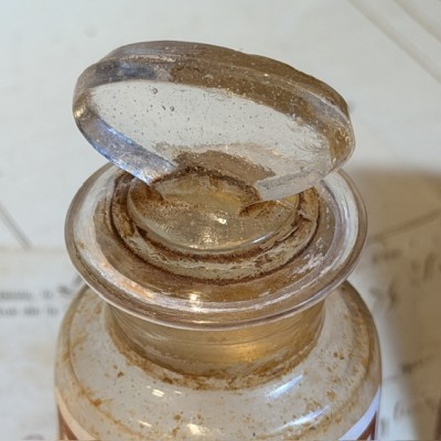 Potasse Caustique - Toxique - Flacon ancien de pharmacie