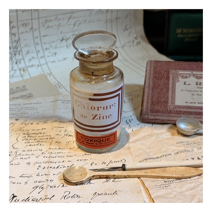 Flacon de pharmacie de Chlorure de Zinc