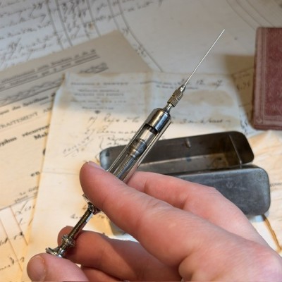 Antique Pravaz Hypodermic Syringe