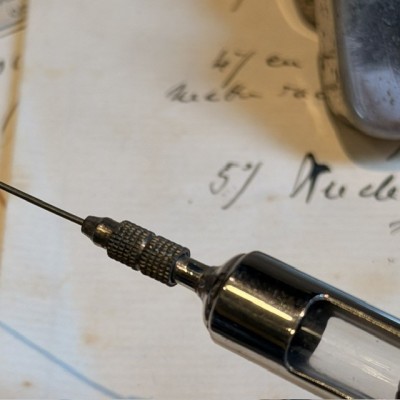 Antique hypodermic syringe by Pravaz - Early 20th century