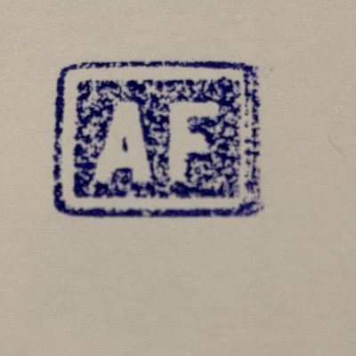Wax Seal - Seal - Antique Stamp - AF - Late 19th – Early 20th century