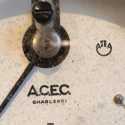 Industrial Ammeter - Industrial Dial for Vintage Industrial Electrical Panel