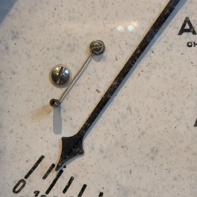 Industrial Ammeter - Industrial Dial for Vintage Industrial Electrical Panel