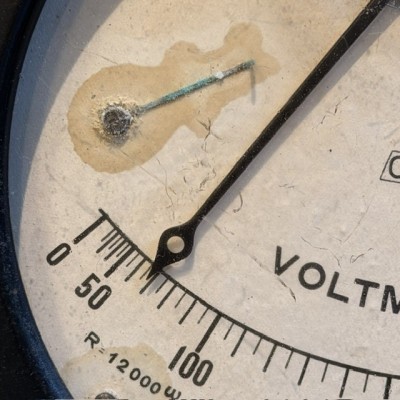 Table CdC voltmeter - Industrial Dial for Industrial Electrical Panel