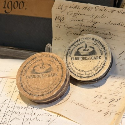 Boîte de veilleuses Fabriqué à la Gare / Jeunet - 1890–1920