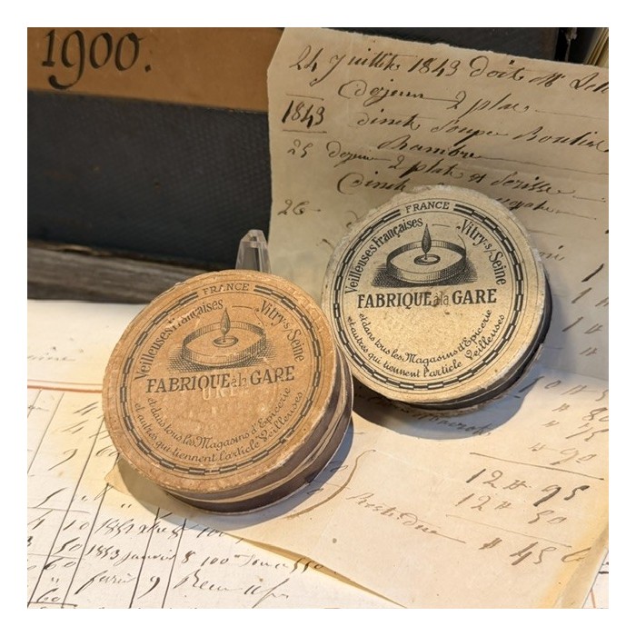 Boîte de veilleuses Fabriqué à la Gare / Jeunet - 1890–1920