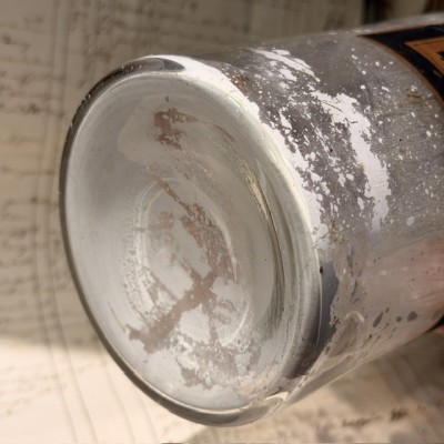 Camphor Chalk  - Pharmacy jar - Herbalism - Apothecary bottle