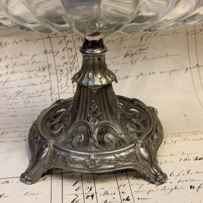 Coupe aux chimères néogothique - Centre de table fin XIXème siècle