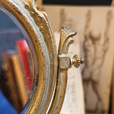 Miroir de toilette pivotant - Psyché XIXème siècle Art Nouveau - 1900