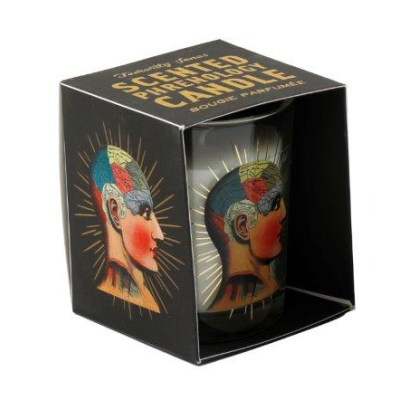 Scented glass candle - Phrenology
