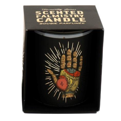 Scented glass candle - Palmistry