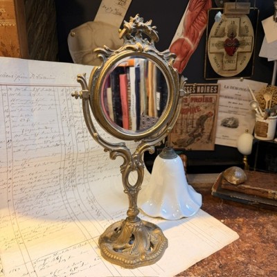 Antique swivel vanity mirror - 19th-century - Art Nouveau mirror -1900